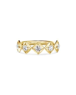 De Beers Forevermark Icon Diamond Five Stone Band In 18k Yellow Gold, 0.40 Ct. T.w.