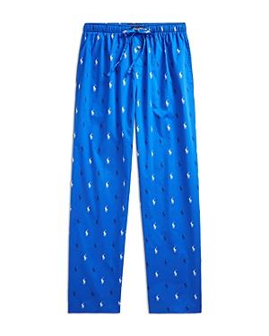 Polo Ralph Lauren Cotton Broadcloth Signature Pony Print Relaxed Fit Pajama Pants