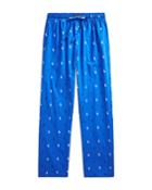 Polo Ralph Lauren Cotton Broadcloth Signature Pony Print Relaxed Fit Pajama Pants