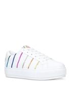 Kurt Geiger London Women's Laney Rainbow Stripe Low Top Platform Sneakers