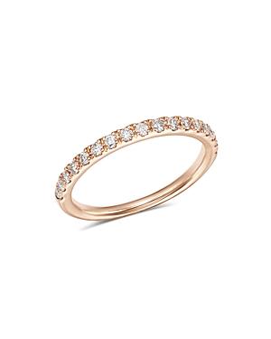 Bloomingdale's Diamond Shared Prong Stacking Band In 14k Rose Gold, 0.25 Ct. T.w. - 100% Exclusive