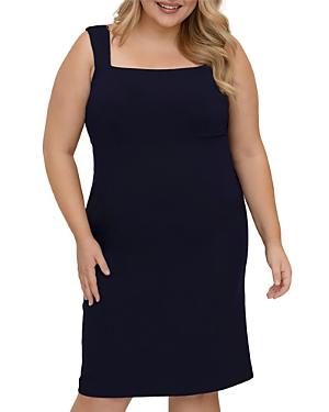 Maree Pour Toi Plus Square Neck Sheath Dress