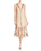 Haute Hippie Love And Other Disasters Beaded Silk Car-wash Dress