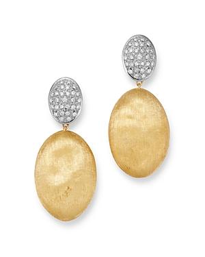 Marco Bicego 18k Yellow & White Gold Siviglia Diamond Drop Earrings