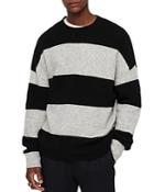 Allsaints Maire Striped Crewneck Sweater