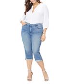 Nydj Plus Marilyn Cropped Jeans In Pacific