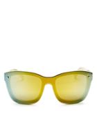 3.1 Phillip Lim Mirrored Square Shield Sunglasses, 152mm