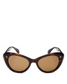 Oliver People's Women's Polarized Cat Eye Sunglasses, 51mm