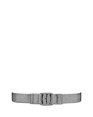 Salvatore Ferragamo Metallic Leather Belt