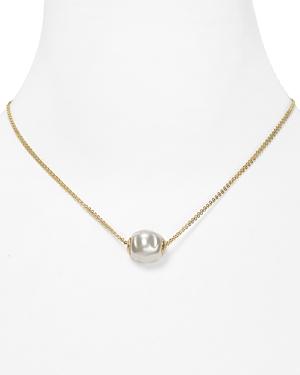 Majorica Double Chain Simulated Pearl Necklace, 16