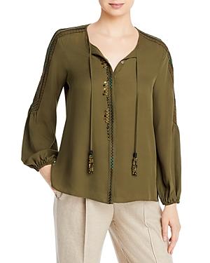 Kobi Halperin Maeve Silk Embellished Blouse