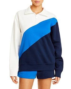 Solid & Striped The Pullover French Terry Sweatshirt Swim Cover-up
