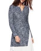Bcbgmaxazria Constance Space-dyed Henley Tunic