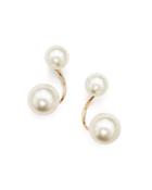 Zoe Chicco 14k Yellow Gold And Cultured Freshwater Pearl Stud Ear Jackets