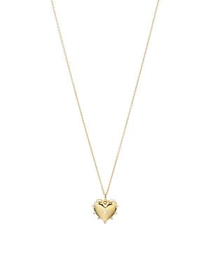 Nadri Large Heart Locket Pendant Necklace, 33
