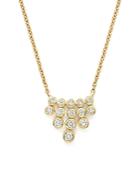 Bloomingdale's Diamond Bezel Fringe Pendant Necklace In 14k Yellow Gold, .25 Ct. T.w. - 100% Exclusive