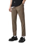 Allsaints Troy Cotton Blend Check Regular Fit Pants