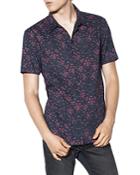 John Varvatos Star Usa Dragonfly Print Mayfield Slim Fit Button-down Shirt