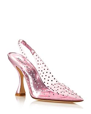 Stuart Weitzman Women's Glam Xcurve 100 Slingback Pumps