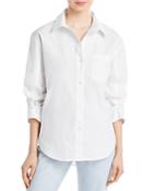 Aqua Oversized Button Down Shirt - 100% Exclusive