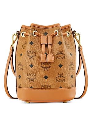 Mcm Dessau Mini Visetos Bucket Bag