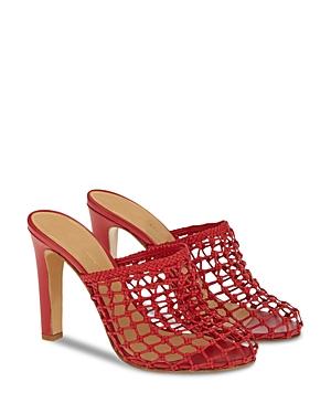 Salvatore Ferragamo Women's Slip On Caged High Heel Sandals