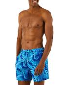 Vilebrequin Nautilus Tie Dyed Regular Fit 5.5 Swim Trunks