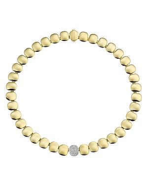 Chimento Double Joint Collection 18k Gold Necklace With Diamonds, 14.5