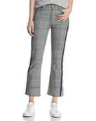 Mother The Insider Plaid Ankle Flare Jeans