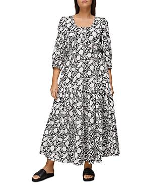 Whistles Floral Print Trapeze Dress