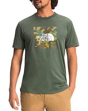 The North Face Boxed In Cotton Camo Logo Graphic Tee
