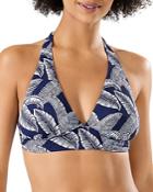 Tommy Bahama Island Cays Palms Reversible Halter Bikini Top