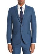 Hugo Arti Micro-grid Check Slim Fit Suit Jacket