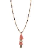 Aqua Tassel Pendant Necklace, 30 - 100% Exclusive