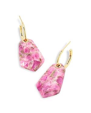 Kendra Scott Ashlyn Gemstone Statement Huggie Hoop Earrings