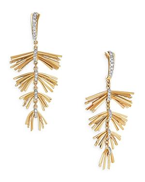 David Yurman 18k Yellow Gold Angelika Fringe Drop Earrings With Diamonds