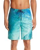 Surfside Supply Photo Real Wave Print Board Shorts