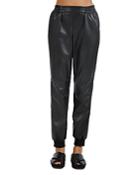 Atm Anthony Thomas Melillo Faux Leather Jogger Pants