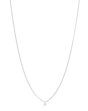 Aerodiamonds 18k White Gold Solo Petite Diamond Fringe Necklace, 16