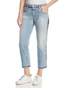 French Connection Tuxedo Mash-up Cropped Jeans