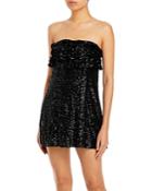 Free People Frida Ruffled Sequined Dress