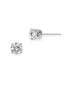 Diamond Stud Earrings In 14 Kt. White Gold, 1.0 Ct. T.w. - 100% Exclusive