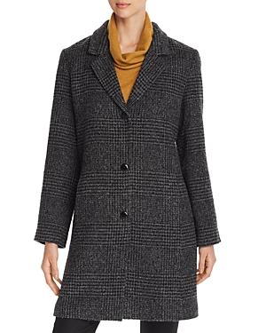 Eileen Fisher Houndstooth Mid-length Coat