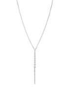 Bloomingdale's Diamond Linear Lariat Necklace In 14k White Gold, 16-18 - 100% Exclusive