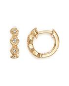 Dana Rebecca Designs 14k Yellow Gold Jennifer Yamina Huggie Earrings With Diamonds