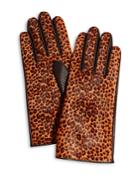 Karen Millen Printed Leather Gloves