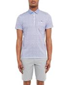Ted Baker Woven Textured Regular Fit Polo