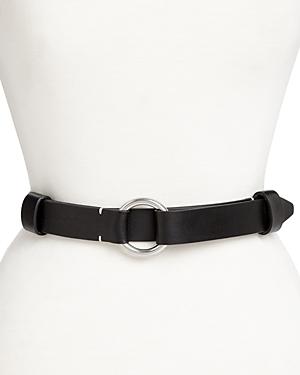Rag & Bone Women's Arc Circle Leather Belt