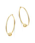 Bloomingdale's Bead Hoop Earrings In 14k Yellow Gold - 100% Exclusive