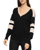 Bcbgeneration Striped-sleeve Sweater